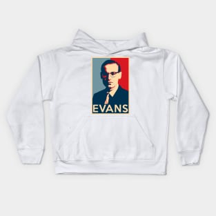 Bill Evans Hope Poster - Sizes of Jazz History Kids Hoodie